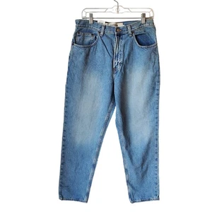 Vintage GAP Classic Fit Zip Fly Sandblasted Ankle Jeans Womens Size 12 Blue NWT - Picture 1 of 4