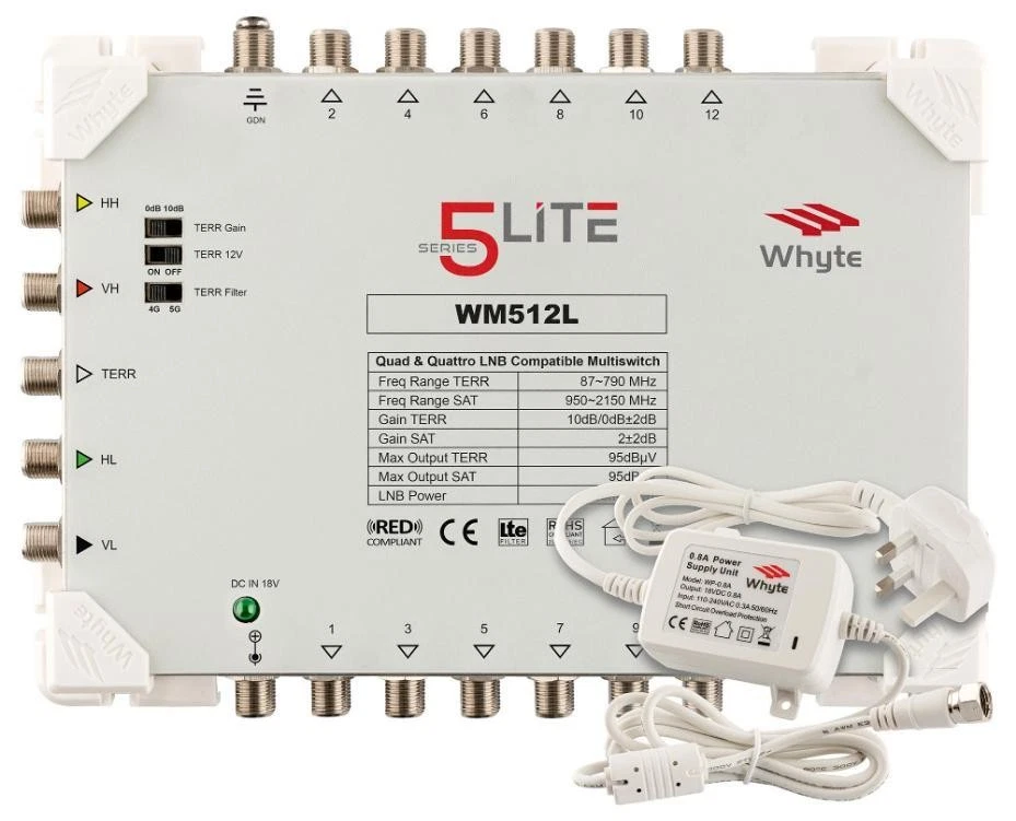 WM512L Série 5 Lite Multiswitch, 5 Fils, 12 Voies - 10035 - Bild 1 von 1