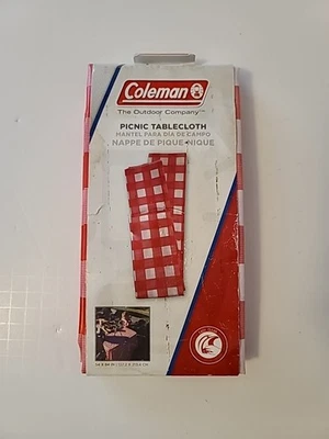 Mantel de picnic de vinilo Coleman - 54x84 - Nuevo - Estilo vintage Foto 1 de 3