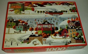 Heronim Hometown Jigsaw Puzzle Skater's Waltz Complete - Picture 1 of 1