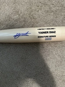 Yainer Diaz Signed Autographed Cooperstown Signature Model Bat TRISTAR - Picture 1 of 5
