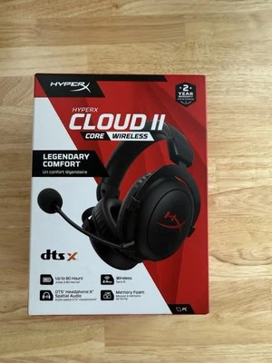 HyperX Cloud II Core Wireless Gaming Headset - PC PS5 PS4 Switch - New & Sealed - Image 1 of 2
