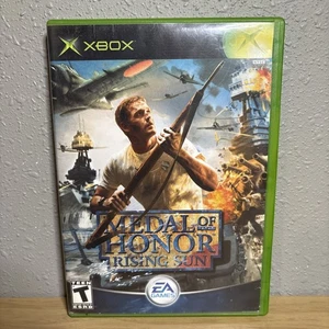 Medal of Honor Rising Sun (Xbox originale) etichetta nera RIFINITA - Foto 1 di 8