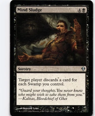 Mind Sludge U Zendikar 102 ZEN - Image 1 of 2