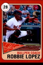 2019 Fargo-Moorhead RedHawks Team Issue #17 Robbie Lopez Winnipeg Canada Card