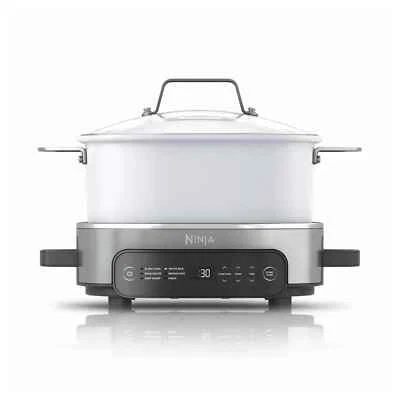 Foodi 6,5 Qt Panela Diária Possível, Aço Inoxidável/Branco, Multi Fogão, Lento - Imagem 1 de 3