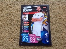 Match Attax 2019/20 Karin Benzema base card Mint New & Rare POSTFREE in UK Topps