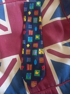 Vintage Marks and Spencer Mr Men Polyester  Necktie  3.5" Wide 56" Long   - Picture 1 of 7