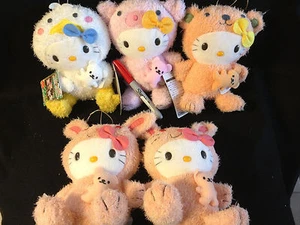 CHOOSE ONE~VINTAGE HELLO KITTY VIBRATING PULL ANIMAL PLUSH from Japan-ship free - Picture 1 of 6