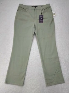 Pantalones verdes Gloria Vanderbuilt para mujer talla 14 - Imagen 1 de 12