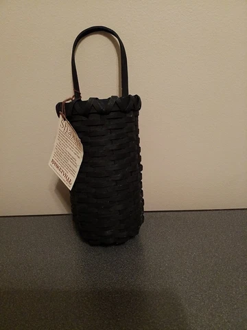Vintage Basketville Shaker Collection Wall Basket Handmade Cover