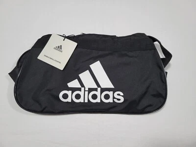 Adidas Diablo II Small Duffel Gym Bag Black /White Unisex 20.5" x 11.75" x 11" - Image 1 of 4