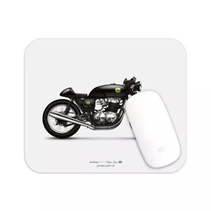 Honda CB750 Cafe Racer Motorcycle illustration Mouse Pad - Picture 1 of 2