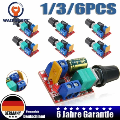 5A DC Motor Speed Controller PWM Speed Controller Driver Controller Switch 3V 6V - Bild 1 von 4