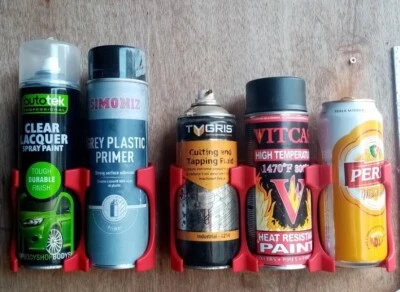 Spray paint, rattle can holder for 60-70mm cans. organiser, tough. - Image 1 of 4