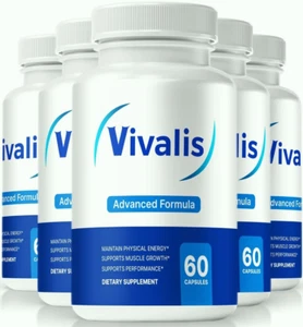 (5 Pack) Vivalis for Men Ed, Male Health Pills to Boost Energy - Picture 1 of 10
