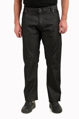 Z Zegna Men's Black Straight Leg Jeans US 40 IT 56 - Image 1 of 4