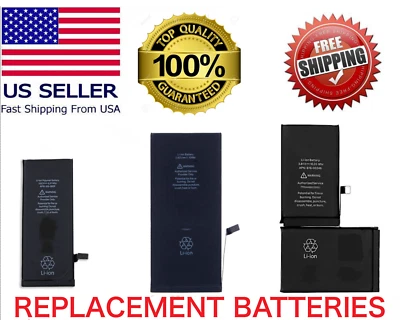 iPhone 5 S C SE 6 7 8 Plus XR X XS Max 11 Pro Max Quality Battery Replacement   - Image 1 of 4