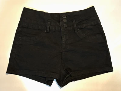 Women's YMI  Black High Rise Shorts - Stretch - Size 3 - Image 1 of 4