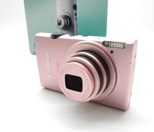 【MINT】Canon IXY 220F PowerShot Digital Camera Pink 16.1MP 5x Zoom w/Battery - Picture 1 of 7