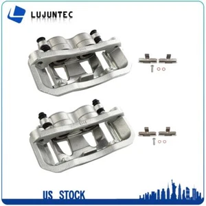 Par de pinzas de freno delanteras izquierda derecha con soporte para FORD E-450 E-250 E-350 - Imagen 1 de 6