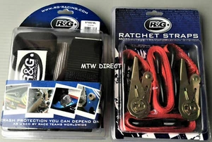 RACING Motorcycle Tie Down System Top Strap & Ratchet Strap Yamaha MT-10 (2016) - Picture 1 of 8