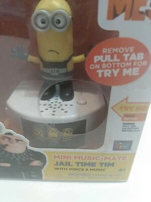 Despicable Me Mini Music-Mates Jail Time Tim novo na caixa, voz, música e danças - Imagem 1 de 4