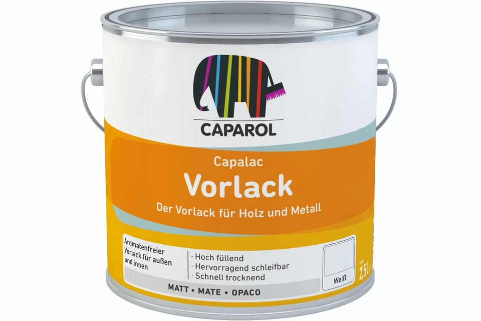 Caparol Capalac Vorlack 2,5 Liter weiß - Bild 1 von 1