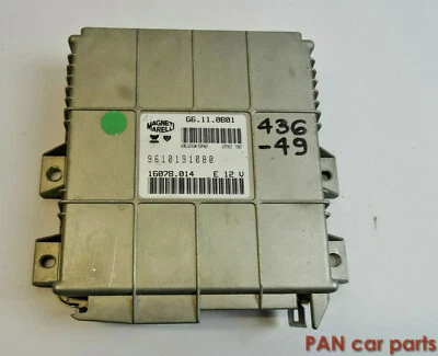 Centralina motore Peugeot 106 I Magneti Marelli 9610191080, G6.11 0B01, 16078.014 - Immagine 1 di 4