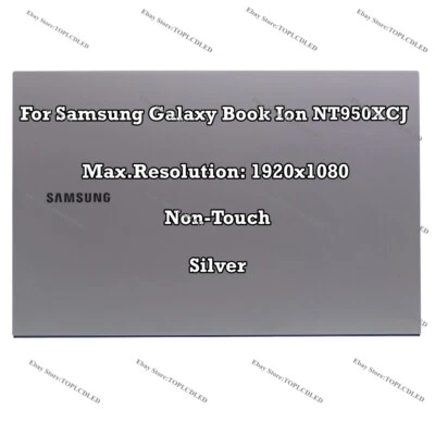 15.6" FHD LCD LED Non-Touch Screen Assembly For SAMSUNG Galaxy Book Ion NT950XCJ - Image 1 of 4