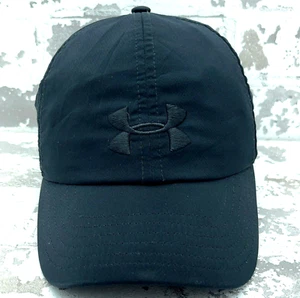 Under Armour Hat Cap Strap Back Black Performance Run Gym Running Ladies Womens - Picture 1 of 7