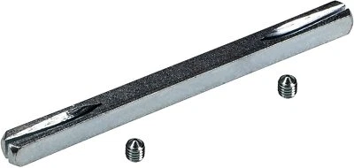 Häfele Drückerstift Metall Vierkantstift Drücker Vierkant 8 mm Stahl geschlitzt