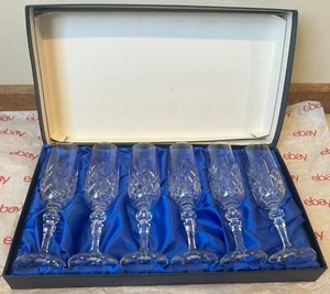 Böhmische Kristallgläser 6er Set - Henry Marchant 8,5" - Bild 1 von 5