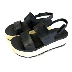 Sandalias de plataforma superior Reef Water Vista impermeables vacaciones playa goma talla 7 - Imagen 1 de 9