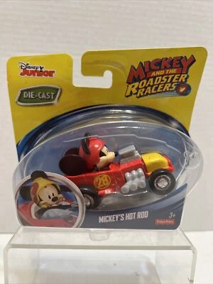 FISHER PRICE DISNEY JR. DIE CAST MICKEY AND THE ROADSTER RACERS MICKEY'S HOT ROD - Image 1 of 4