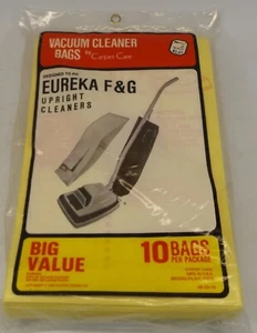 Eureka Upright Cleaners F&G Disposable Vacuum Cleaner Dust Bags 10 Bags - Picture 1 of 1
