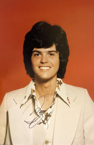 Donny Osmond Autograph Signed 10x8 Photo Cover