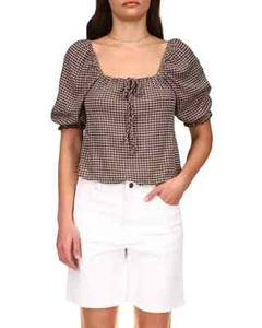 Sanctuary Womens Remember Me Square Neck Blouse Medium NWT (54) - Picture 1 of 7