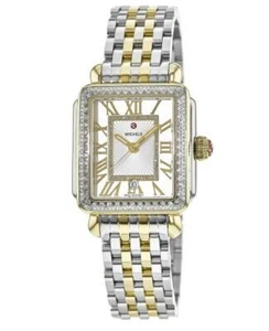 Nuevo Reloj para Mujer Michele Deco Madison Diamante Dos Tonos Oro 18K MWW06T000144 - Imagen 1 de 1
