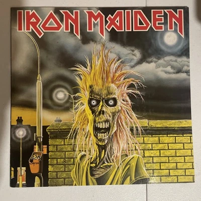 Iron Maiden Self Titled LP Album Stereo Germany 1980 Record 0542 - Free Shipping - Image 1 of 4