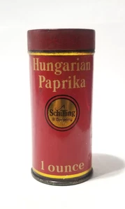 Vintage Schilling Ungarische Paprika Dose San Francisco CA Sammlerstück Werbung - Bild 1 von 8