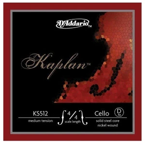 D'Addario Kaplan Cello Single D String 4/4 Scale, Medium Tension KS512 - Picture 1 of 1