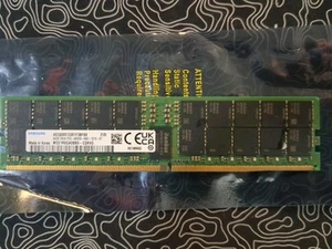 64GB Samsung DDR5 PC5-4800 2Rx4 RDIMM 288 ECC Reg RAM M321R8GA0BB0-CQKVG 4800B - Photo 1/1