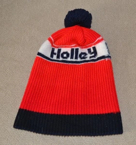 VTG Holley Carburetors Pom Pom Beanie Ski Hat - Picture 1 of 2