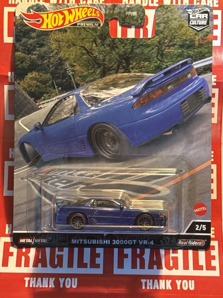 Hot Wheels Premium Pop Culture Mitsubishi 3000GT VR-4 #2/5 Mountain Drifters New - Image 1 of 1