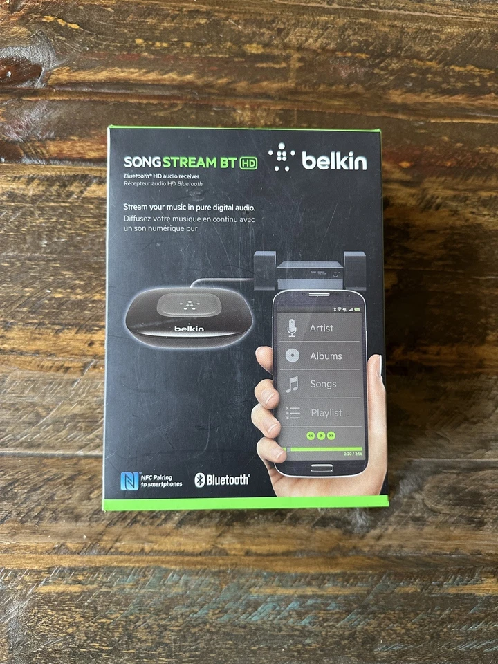 Receptor de audio Belkin Song Stream BT HD Bluetooth HD nuevo-caja abierta Foto 1 de 4
