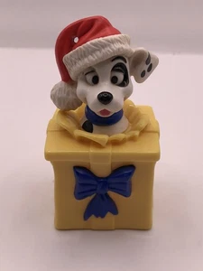 McDonald's Happy Meal 101 Dalmatians Toy Yellow Present Christmas Gift Ornament - Picture 1 of 5