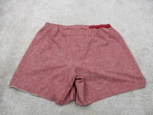 Lululemon Surge Shorts Mens Medium M 6" Red Running Athletic Drawstring Lined - Picture 1 of 12