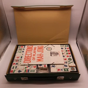 Dragon branded vintage NoMah-Jong set with carry case (h16) - Picture 1 of 8