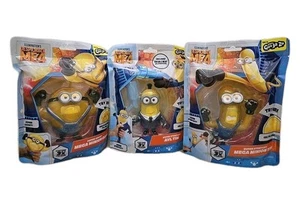 Heroes Of Goo Jit Zu Despicable Me 4 MEGA DAVE/MEGA TIM/AVL TIM Figures Lot Of 3 - Picture 1 of 8